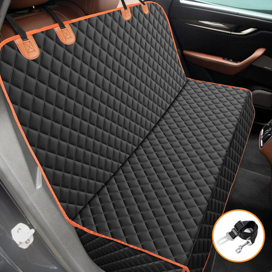 MIXJOY Waterproof Dog Car Seat Cover – Non-Slip Back Seat Protector for Cars, Trucks & SUVs